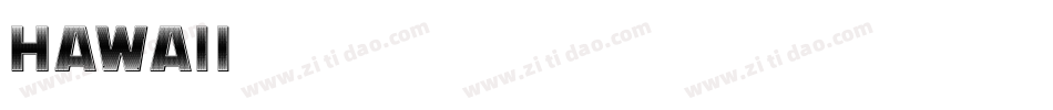 Hawaii字体转换