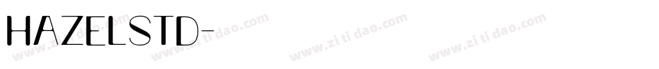 HazelStd字体转换