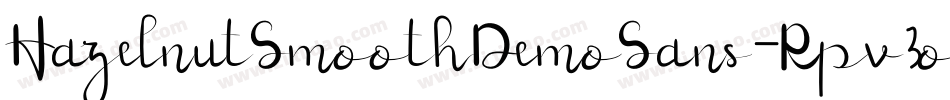 HazelnutSmoothDemoSans-Rpv3o字体转换