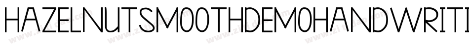 HazelnutSmoothDemoHandwriting-1GDoe字体转换