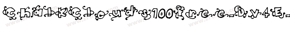 ChalkClouds100Free-Dv4E字体转换