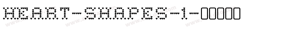 HEART-shapes-1字体转换
