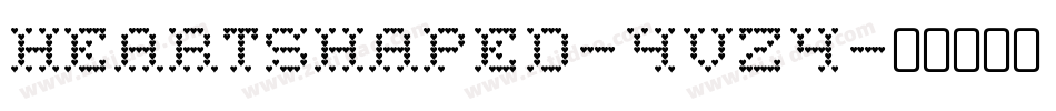 HeartShaped-4VZ4字体转换