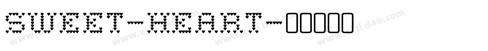 Sweet-Heart字体转换