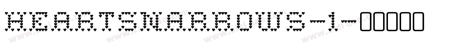 heartsnarrows-1字体转换
