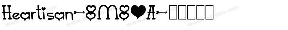 Heartisan-8M8OA字体转换