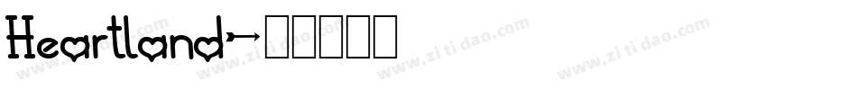 Heartland字体转换