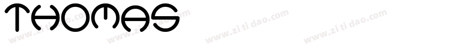 thomas字体转换