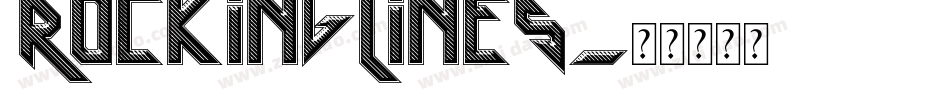 RockingLines字体转换