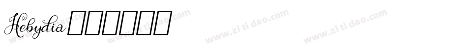 Hebydia字体转换