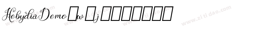 HebydiaDemo-w9J6字体转换