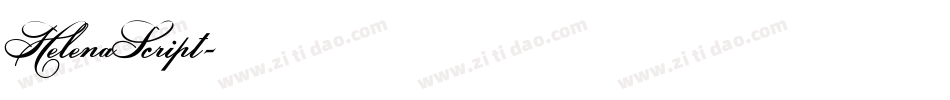HelenaScript字体转换