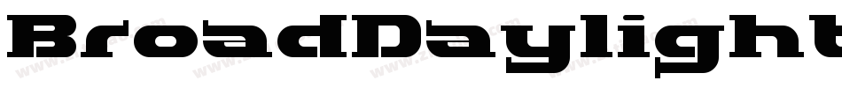 BroadDaylight-GZG字体转换