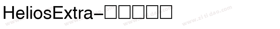 HeliosExtra字体转换
