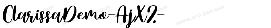 ClarissaDemo-AjX2字体转换