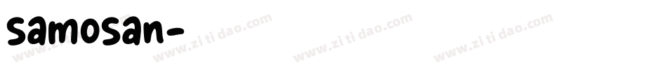samosan字体转换