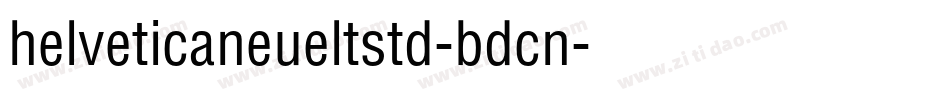 helveticaneueltstd-bdcn字体转换