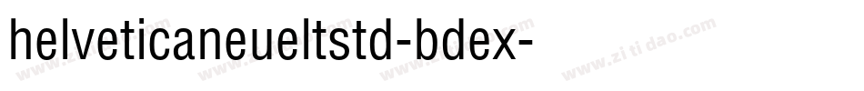 helveticaneueltstd-bdex字体转换