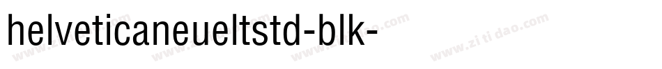 helveticaneueltstd-blk字体转换