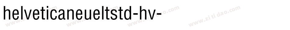 helveticaneueltstd-hv字体转换