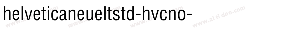 helveticaneueltstd-hvcno字体转换
