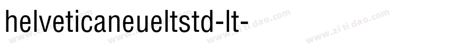 helveticaneueltstd-lt字体转换