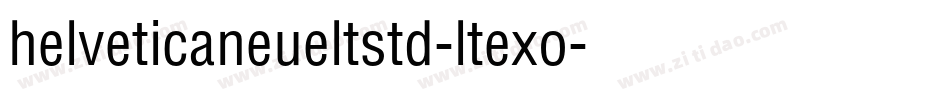 helveticaneueltstd-ltexo字体转换