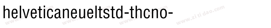 helveticaneueltstd-thcno字体转换