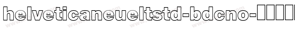 helveticaneueltstd-bdcno字体转换