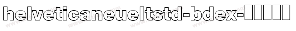 helveticaneueltstd-bdex字体转换