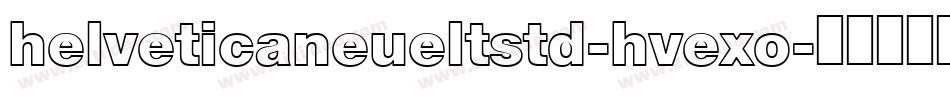 helveticaneueltstd-hvexo字体转换