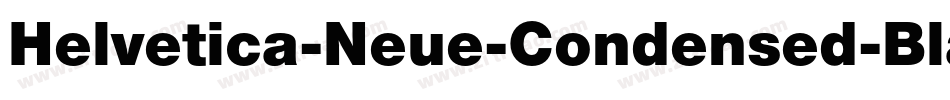 Helvetica-Neue-Condensed-Black字体转换