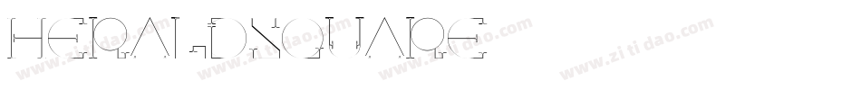 Heraldsquare字体转换
