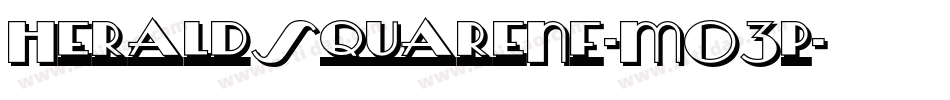 HeraldSquareNf-MO3p字体转换