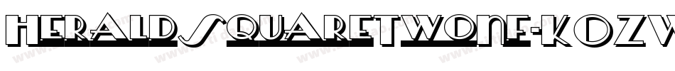HeraldSquareTwoNf-KOZW字体转换