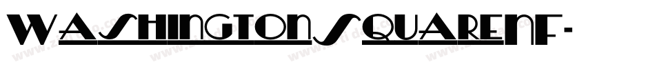 WashingtonSquareNF字体转换