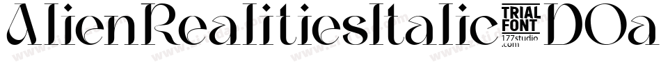 AlienRealitiesItalic-DOa59字体转换
