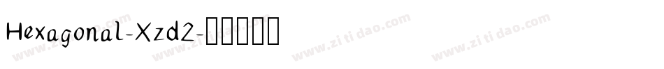 Hexagonal-Xzd2字体转换