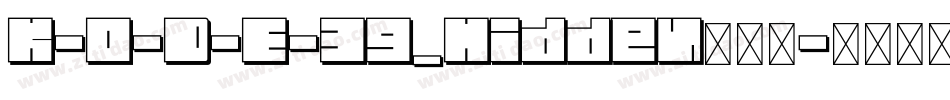 K-O-D-E-39_Hidden转换器字体转换