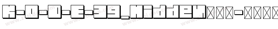 K-O-D-E-39_Hidden转换器字体转换
