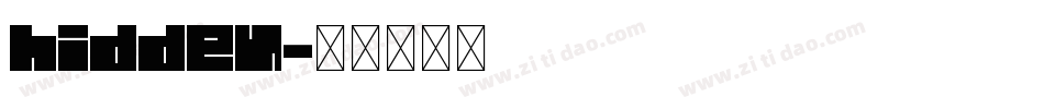hidden字体转换