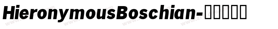 HieronymousBoschian字体转换