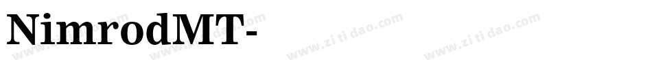 NimrodMT字体转换