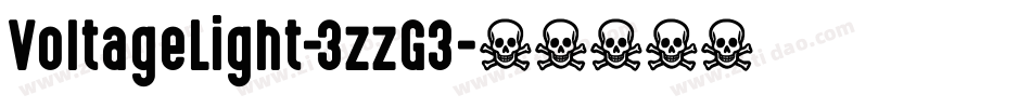 VoltageLight-3zzG3字体转换