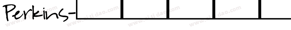 Perkins字体转换