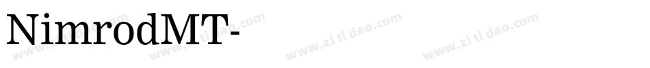 NimrodMT字体转换