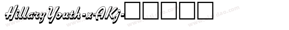 HillaryYouth-xAKj字体转换