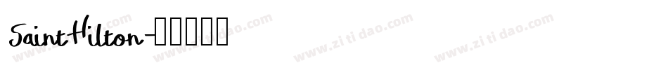 SaintHilton字体转换
