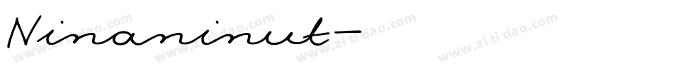 Ninaninut字体转换
