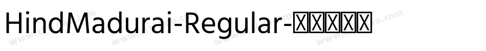 HindMadurai-Regular字体转换